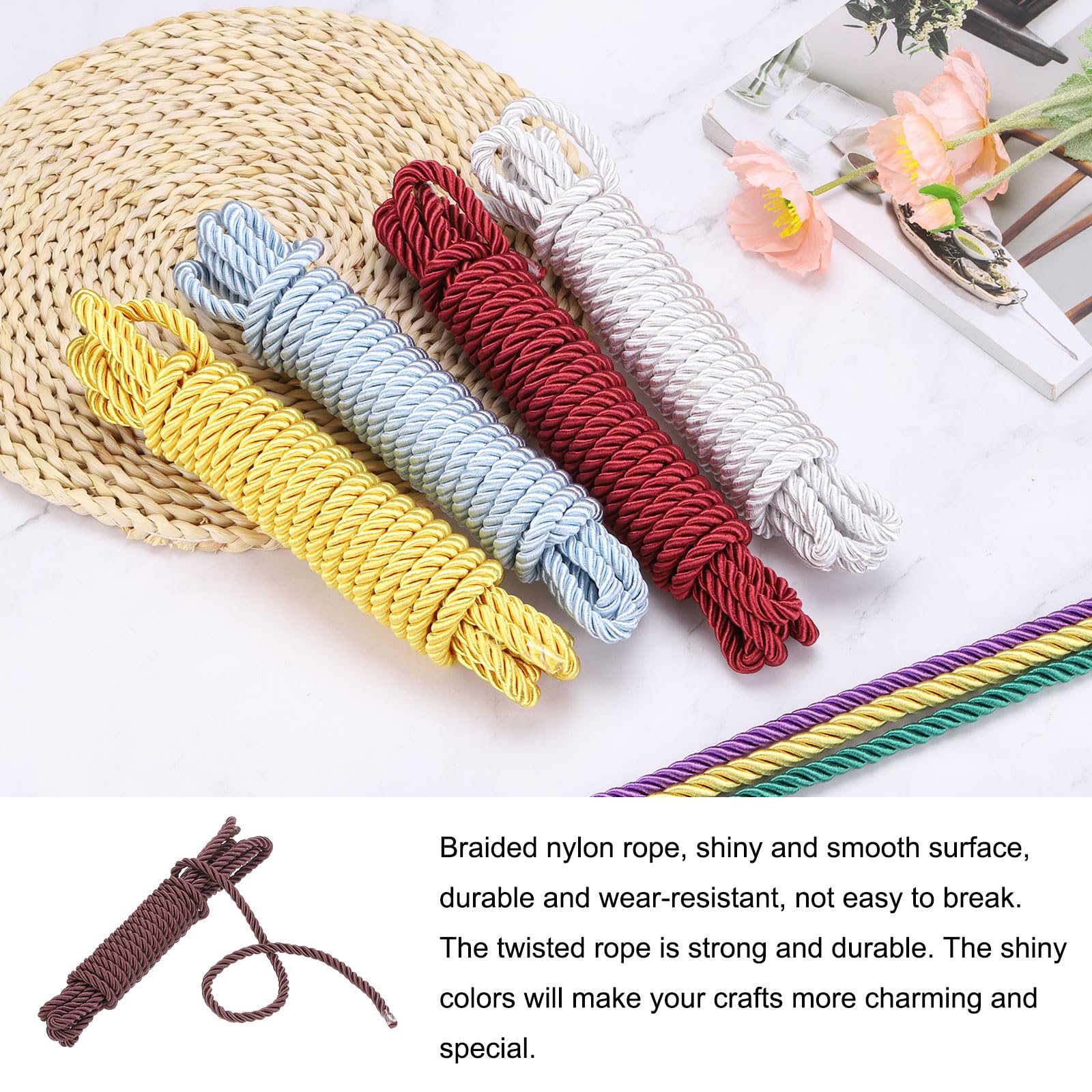 Rebower Twisted Trim Cord Rope - Image 3