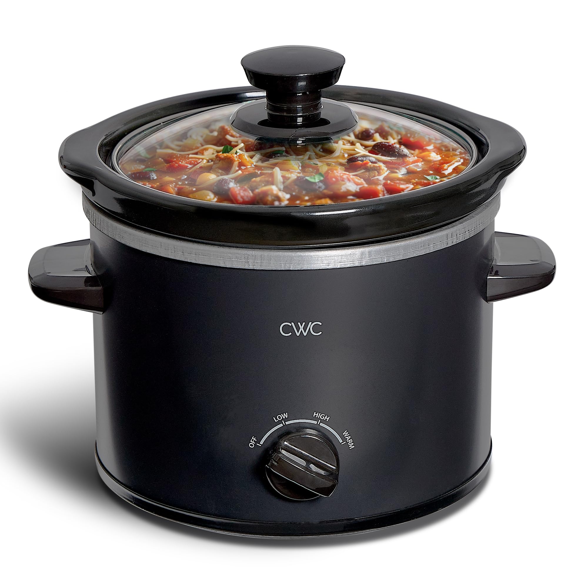 COOK WITH COLOR 2QT Mini Slow Cooker Black