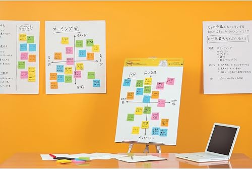 Miniatura 8 de Post-it strong adhesive line notebook 75x75mm 90 sheets x10 or fluorescent 6301SS-NE