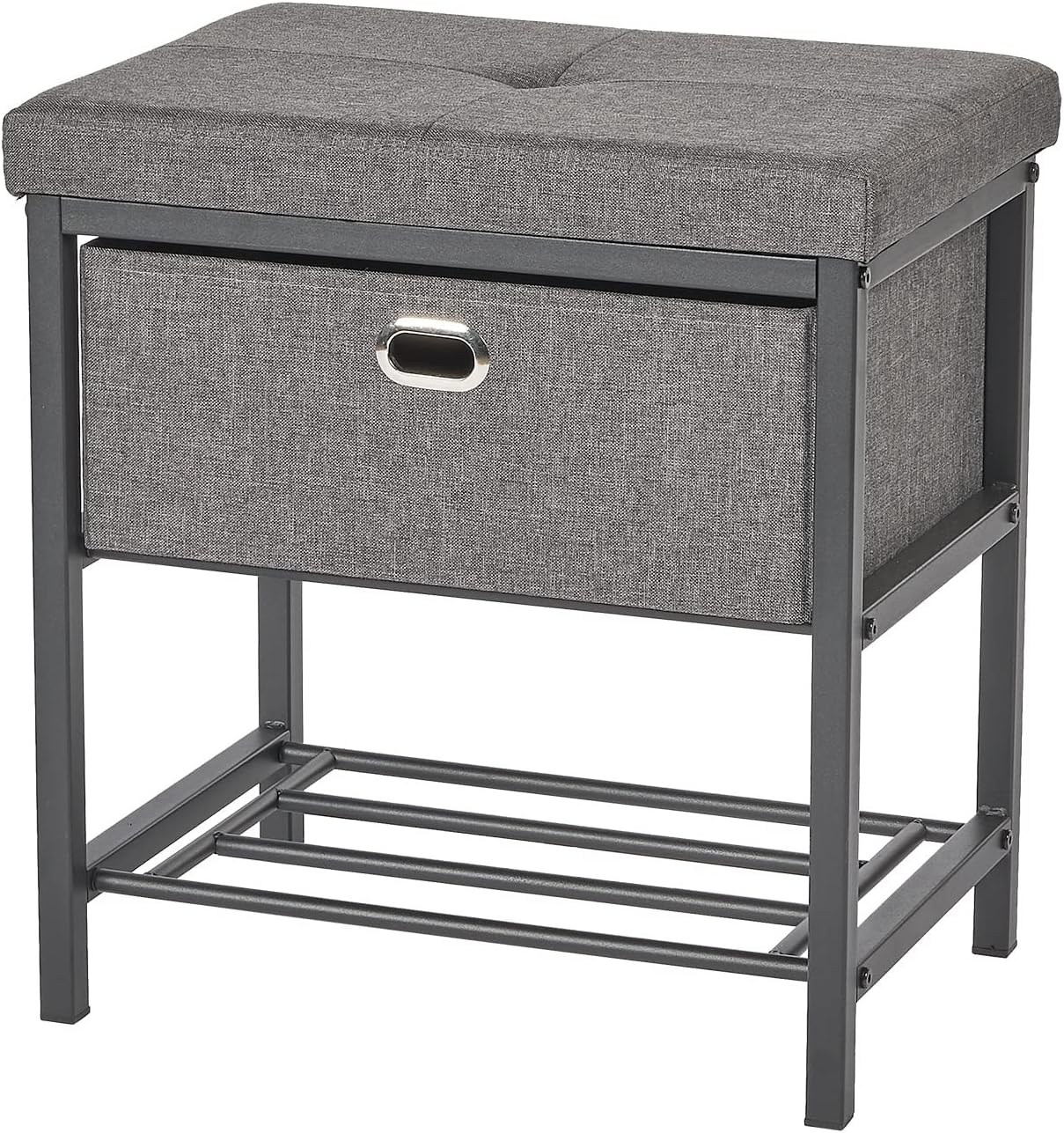 neatfreak Storage Bench Seat with Drawer Single Seat Entryway Bench