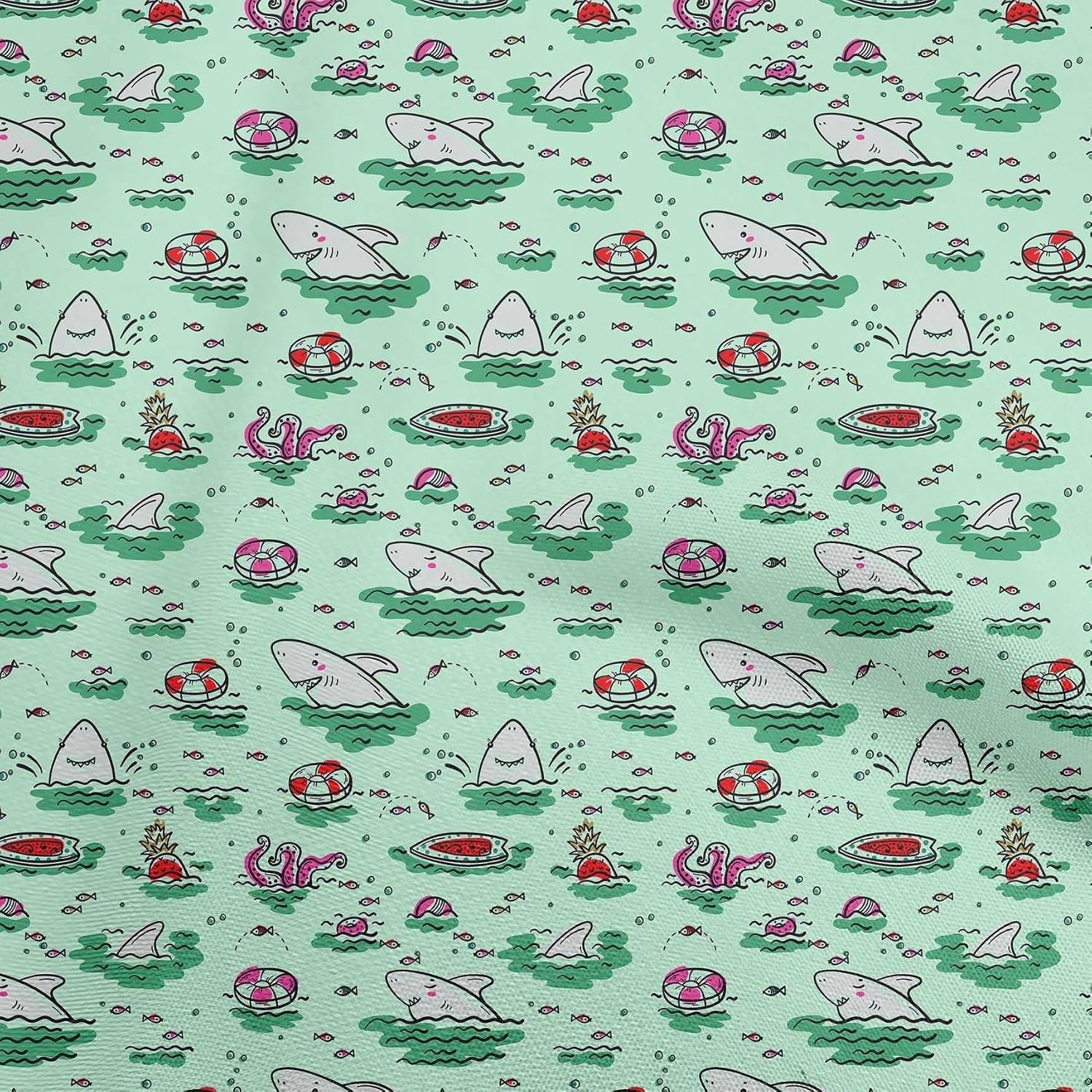 oneOone Viscose Chiffon Medium Purple Fabric Beach Sewing Fabric By The Yard Printed DIY Clothing Sewing Supplies 42 Inch Wide