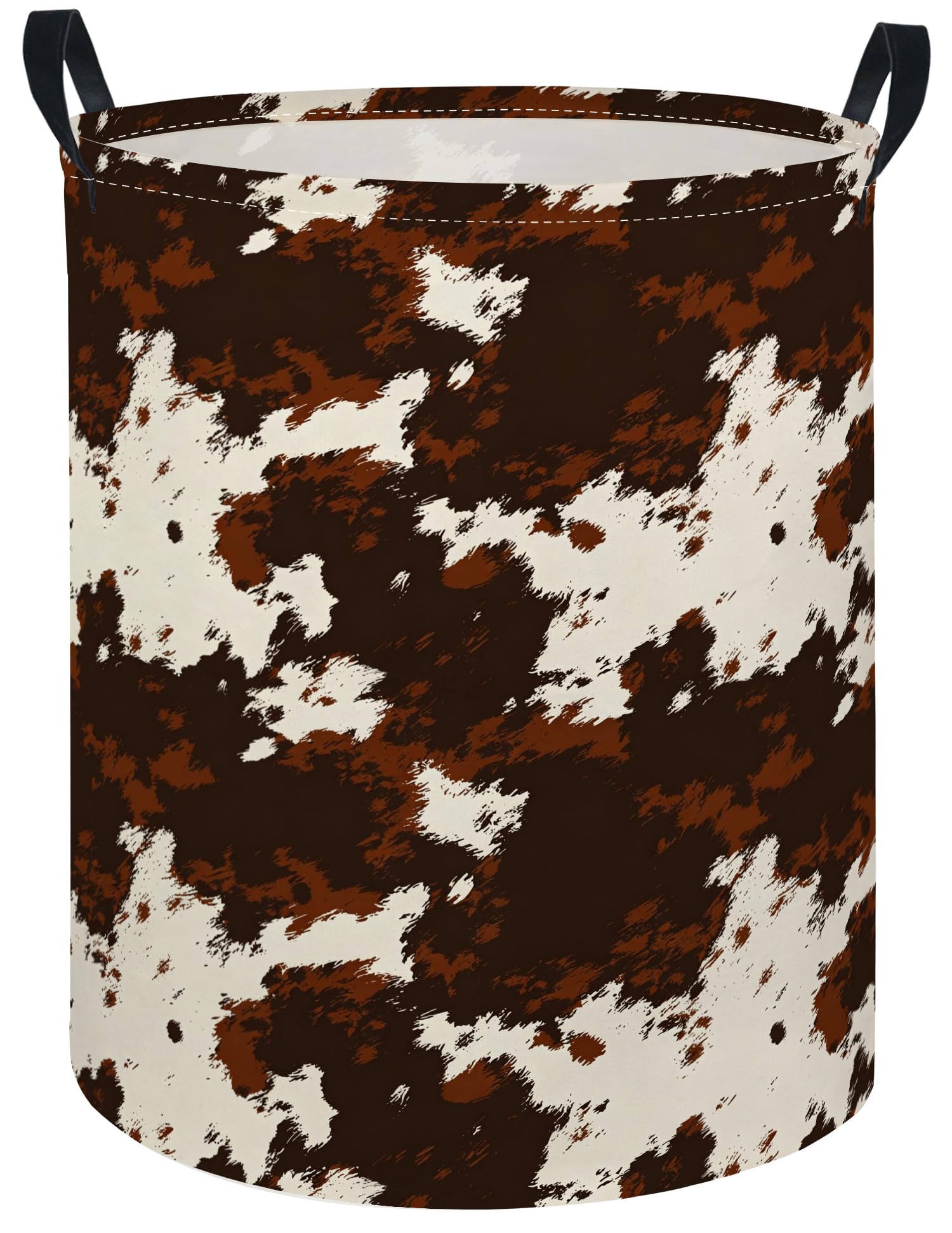 Baby Laundry Hamper kids laundry Basket Waterproof Laundry Bag for Bedroom Clothes Organizer Room Décor(Cow Pattern)