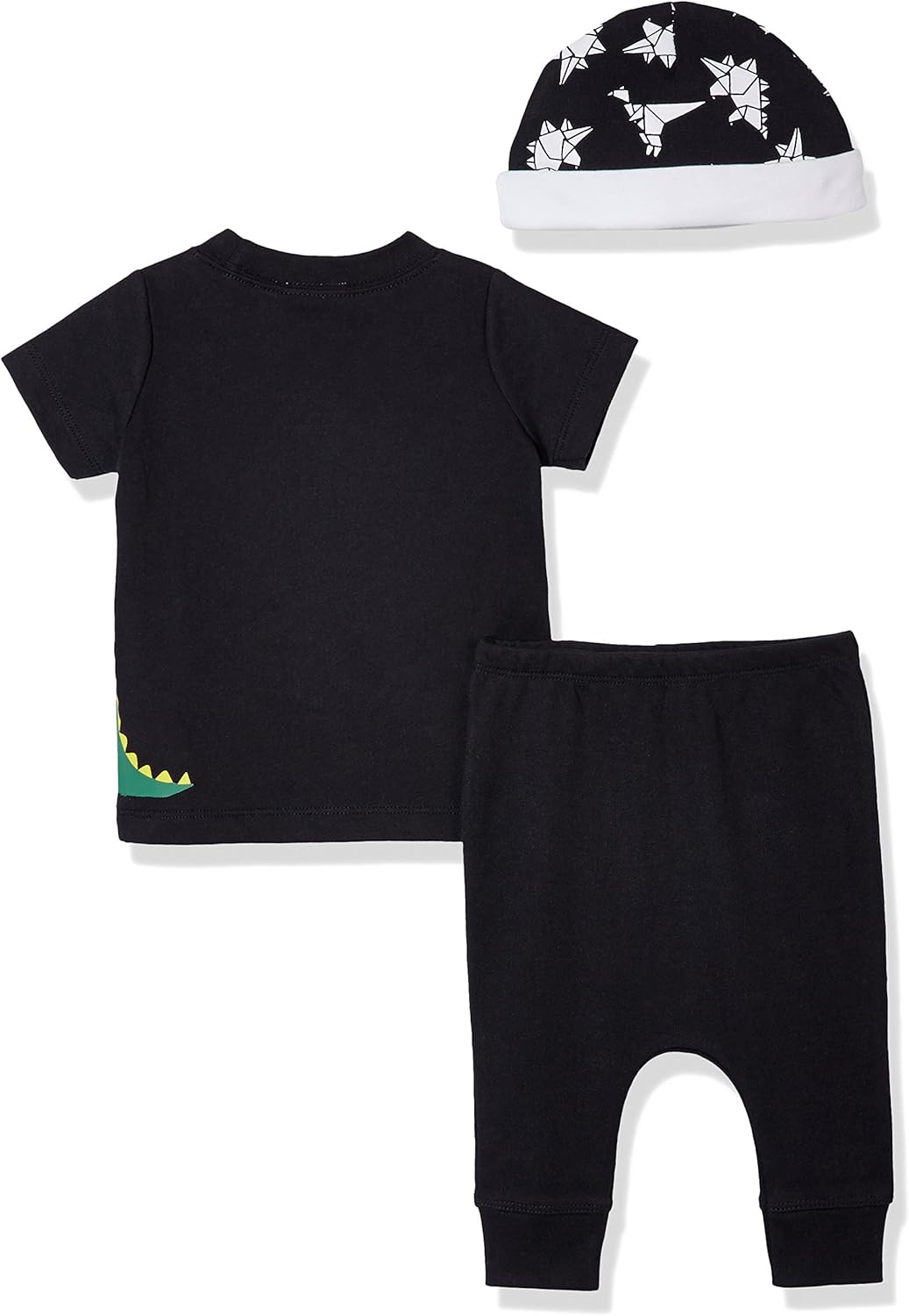 SILLY APPLES Baby Toddler Boys or Girls Outfit 3-Piece T-Shirt, Pant and Hat Set