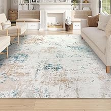 Beige Living Room Rug, 160 x 230 cm, Non-Slip Carpets, Washable in Washing Machine, Rug, Bedroom, Dining Room, Modern Rug, Quarto Short Hair
