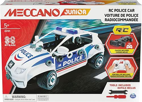 MECCANO - MA VOITURE DE POLICE RC MECCANO JUNIOR -