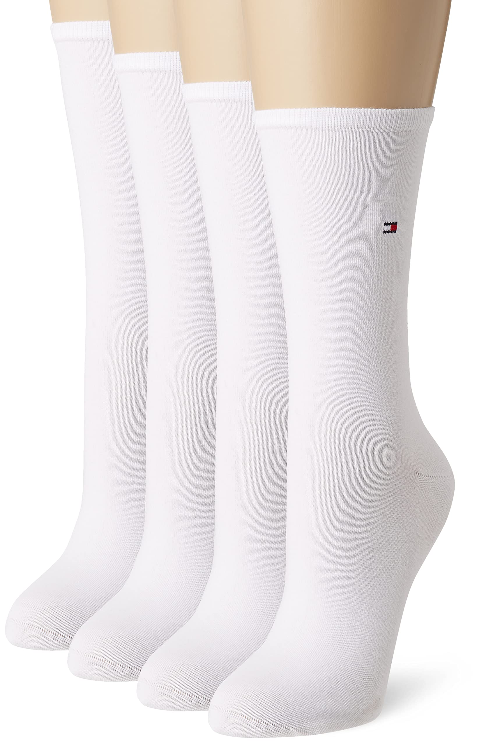Tommy Hilfiger Womens CLSSC SOCK, White, 50 UK