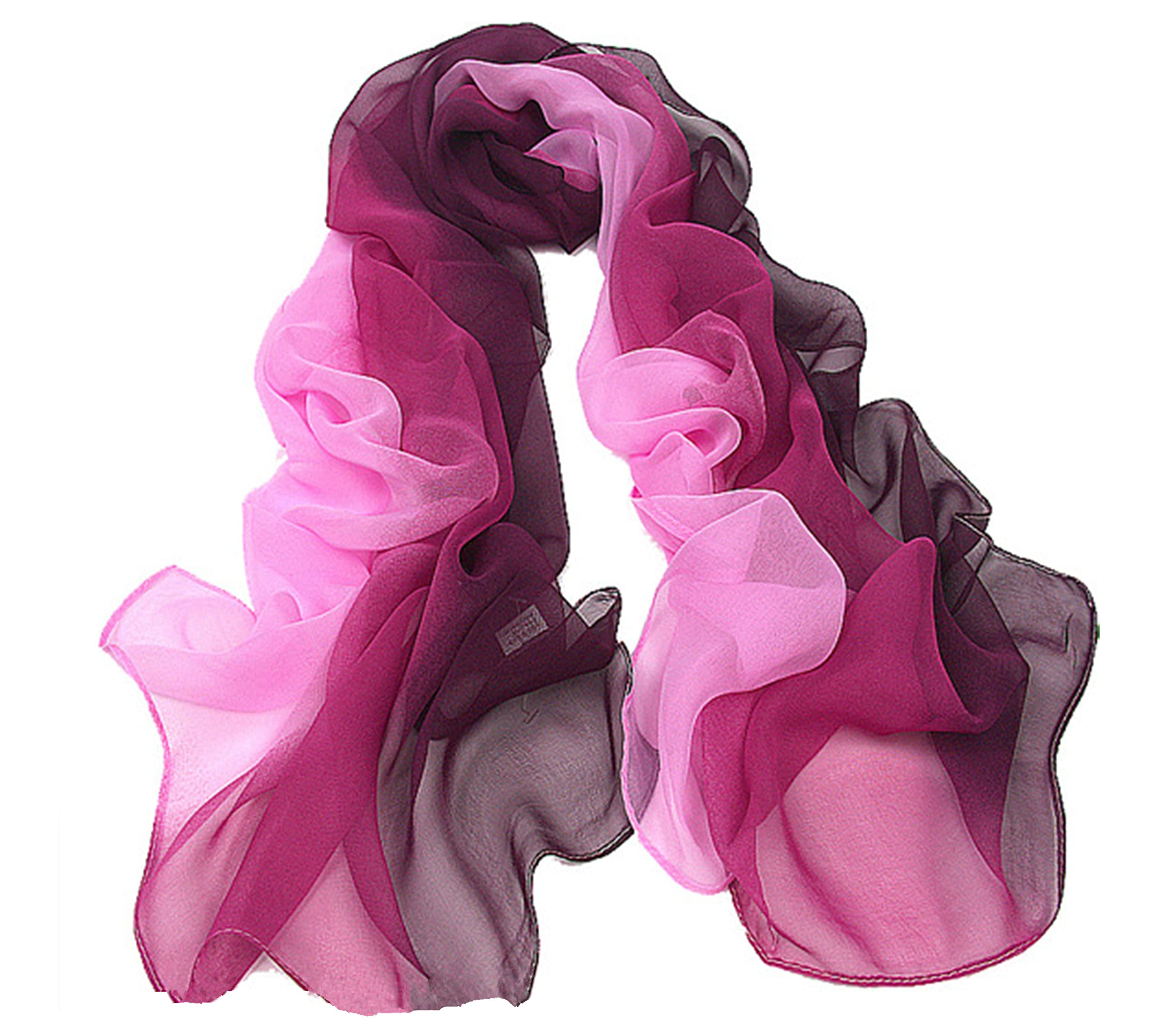 A Liittle Tree Women's Gc(Pink/Purple) "A Liittle Tree"-Lady Fashion Hijab Stylish Soft Scarf Shawl Neck Wrap Headscarf Stole ()