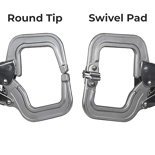 Miniatura 8 de Strong Hand Tools PR115S Alicates con abrazadera en C de bloqueo, 11 pulgadas, punta giratoria, profundidad de garganta 3-14 pulgadas, apertura de 4