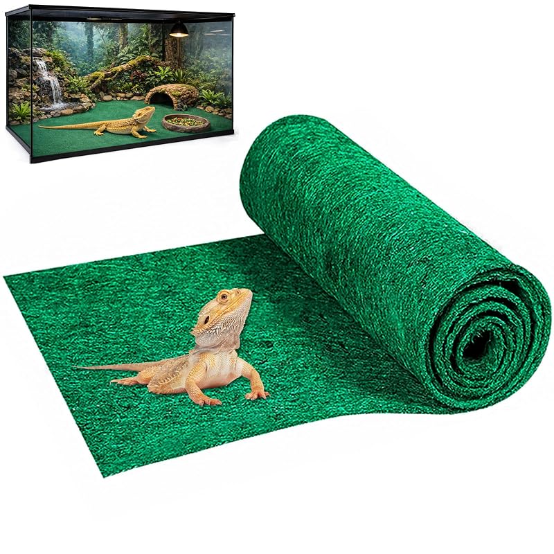 Forração para Terrário de Répteis Mechpia em Fibra de Alta Densidade Green 120 x 60 cm