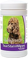 Vista 127 de Healthy Breeds Toallitas quitamanchas de lágrimas de perro para husky siberiano – Más de 100 razas – Limpiador facial de ojos – 70 toallitas