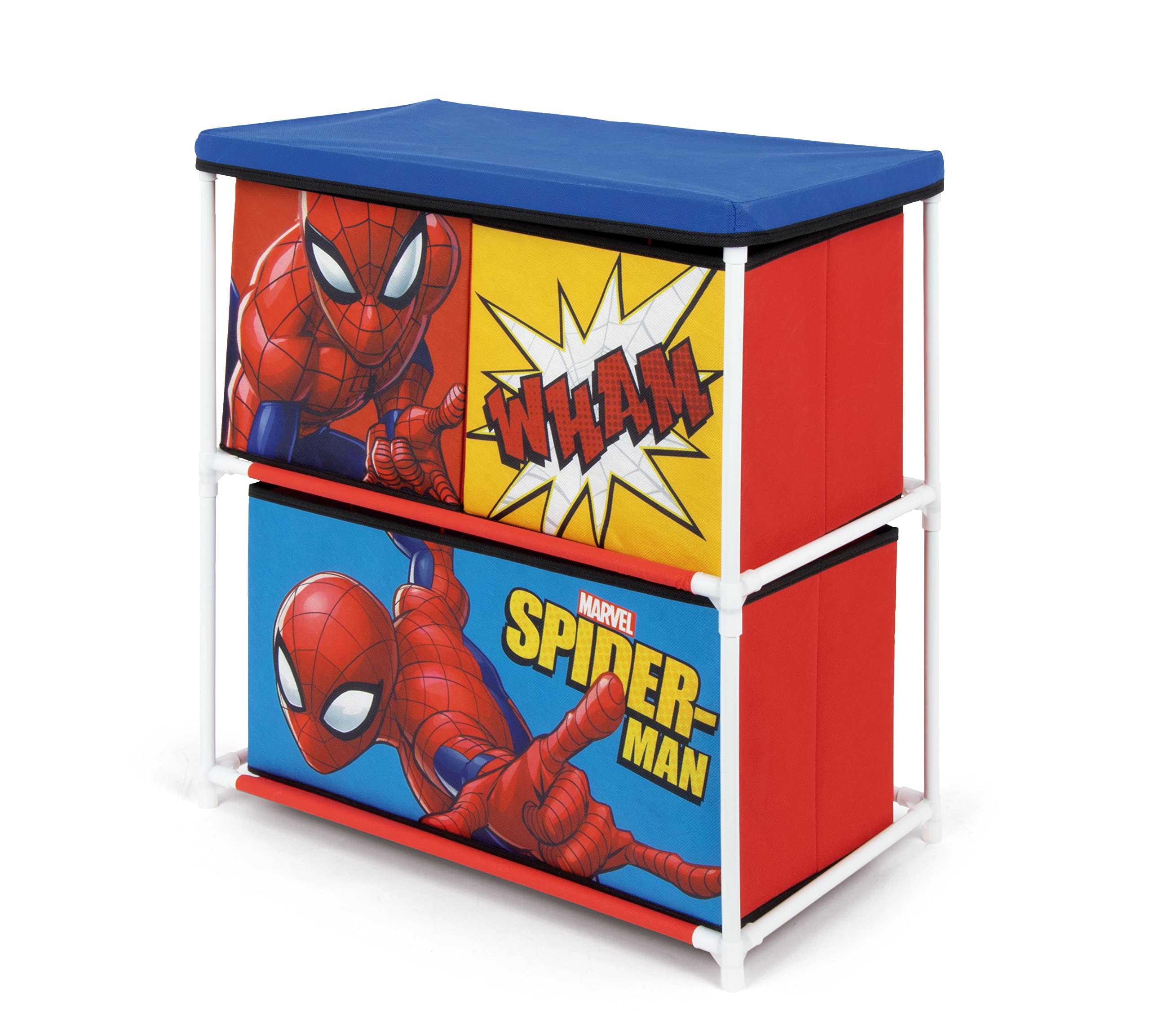 Scaffale Portagiochi in metallo Spiderman Marvel