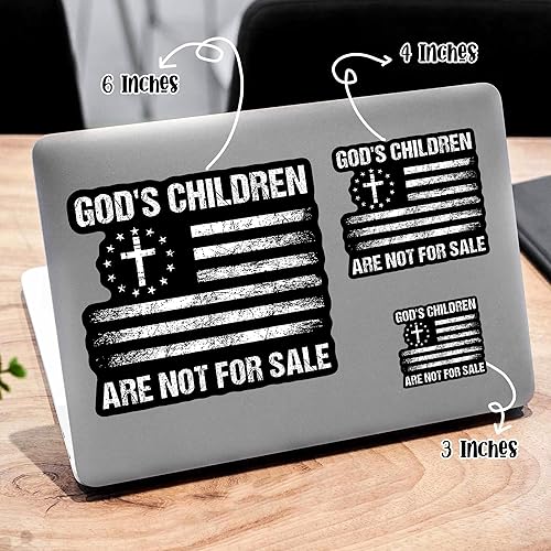 Miniatura 3 de Los hijos de Dios no están a la venta Pegatina Save The Chidren Pegatina para adultos, Pegatinas para Laptop, Guitarra, Motocicleta, Bicicleta,