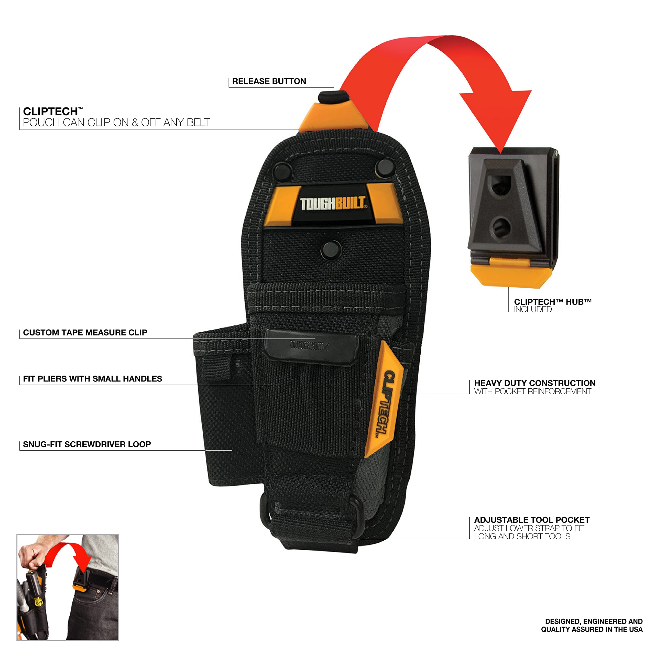 ToughBuilt Bolsa para alicates (pequeña)