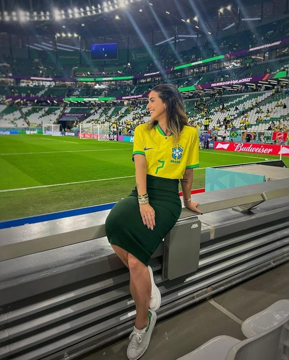 9 Pack Game Day Bracelets for Women Stackable Heishi Beaded Stretch Bracelet Football Sport Fan Bracelet Sports Game Team Jewelry Accessories Gifts