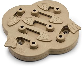 Nina Ottosson by Outward Hound Dog Hide N' Slide Tan Interactive Treat Puzzle Dog Toy
