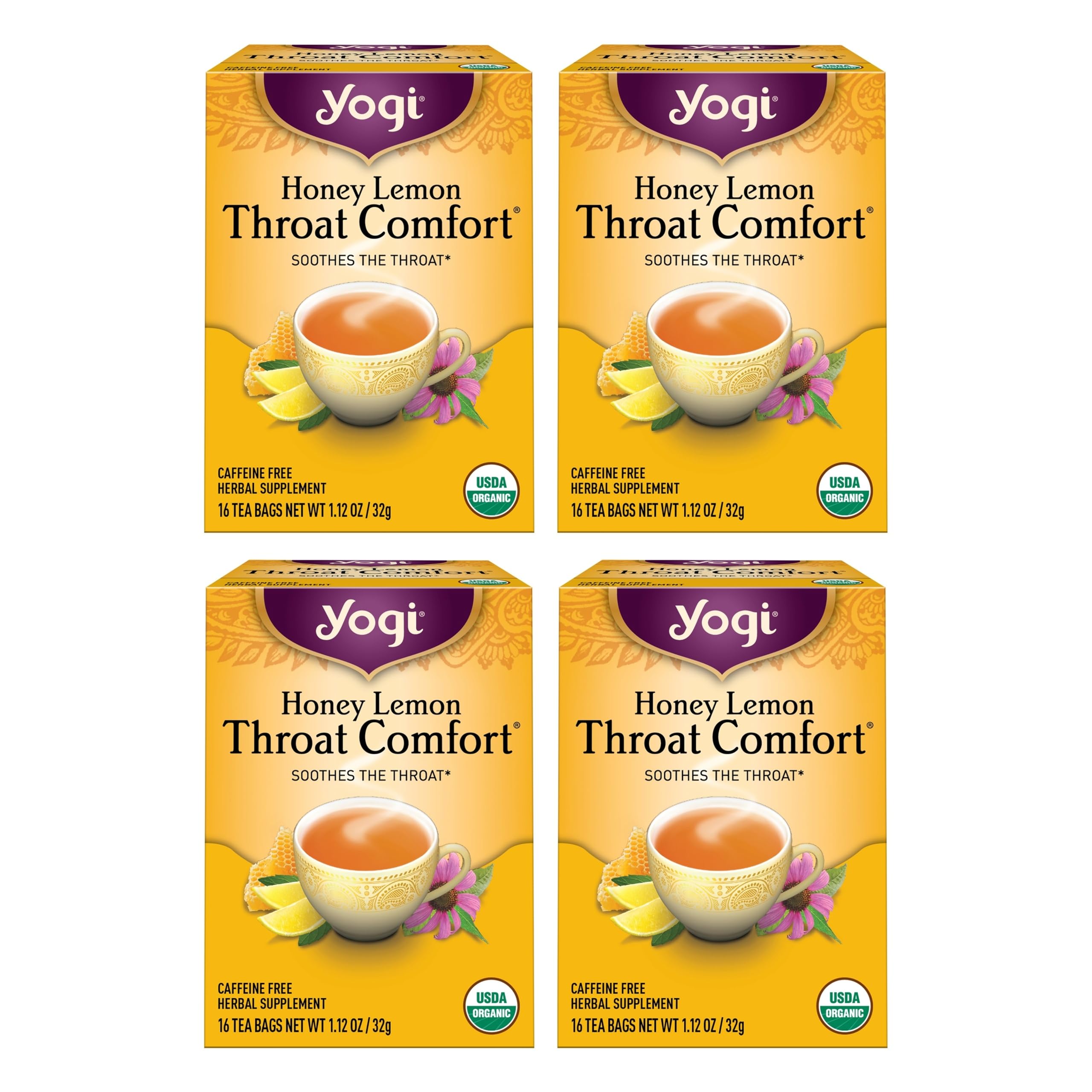 Yogi Tea Honey Lemon Throat Comfort