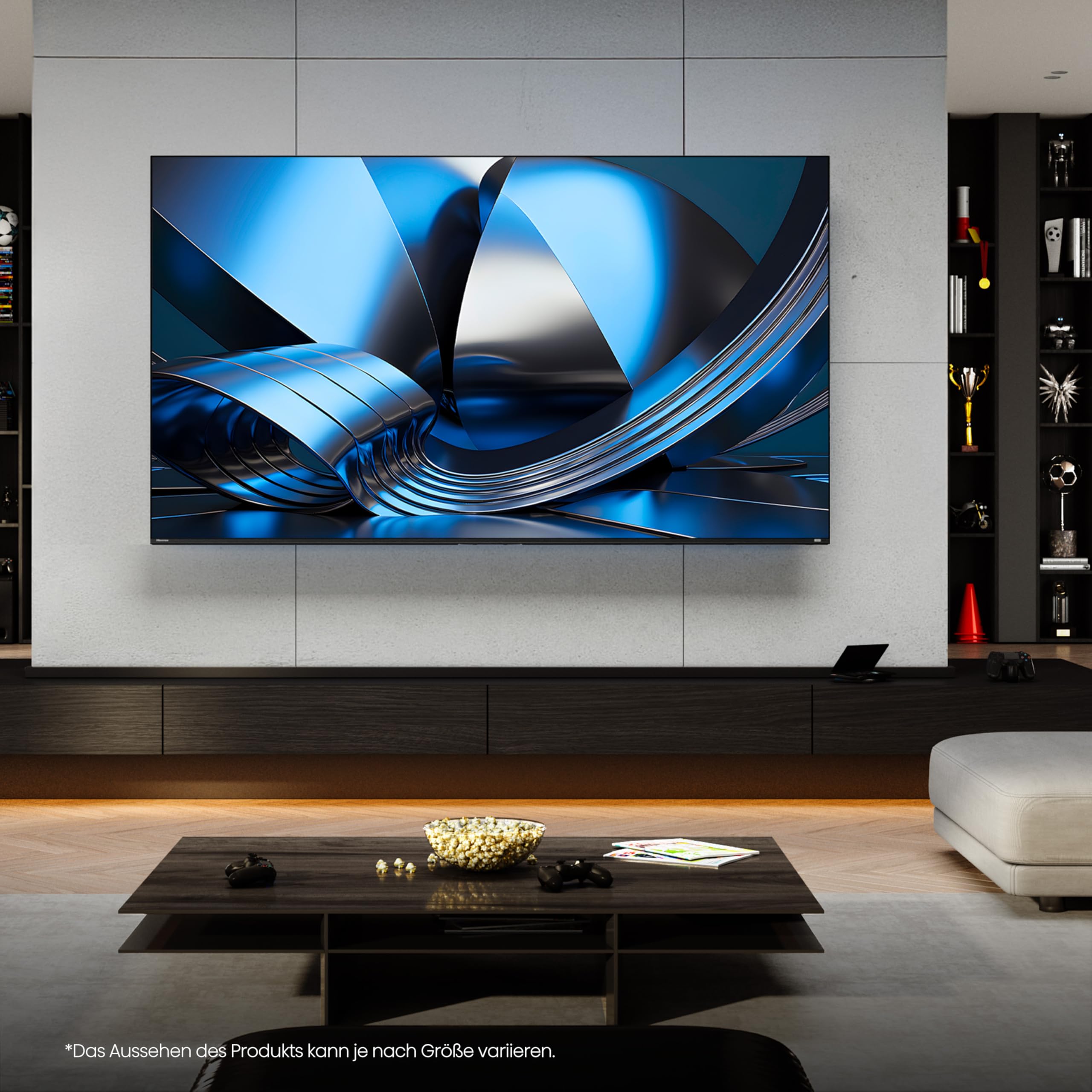 Hisense 55U7DSE Fernseher 55 Zoll, 4K UHD, Hi-QLED Mini LED, Smart TV, 144Hz, Hi-View AI Engine, IMAX Enhanced, AI Lichtsensor, Dolby Vision.Atmos, Tuned by DeVialet, FreeSync Premium Pro [2026]