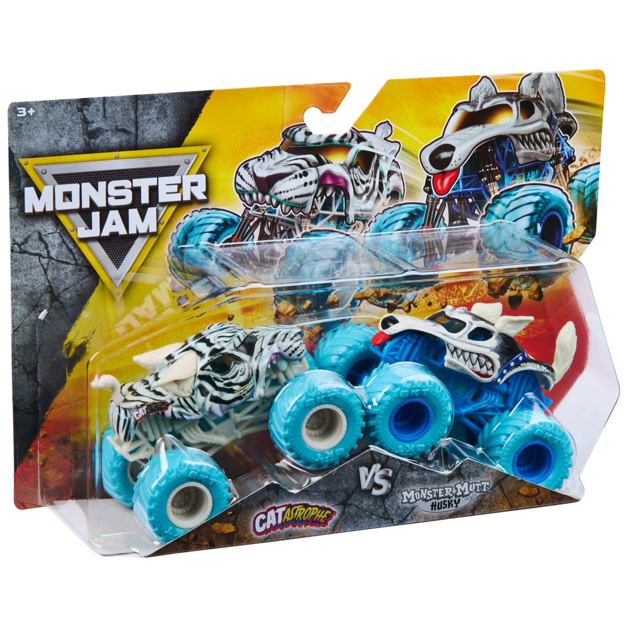 Amazon.com: Monster Jam Official 1:64 Scale Diecast Truck 2-Pack