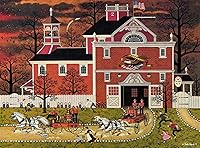 Vista 19 de Buffalo Games - Rompecabezas de 1000 piezas Charles Wysocki Hound of The Baskerville, fabricado en Estados Unidos, tablero reciclado premium