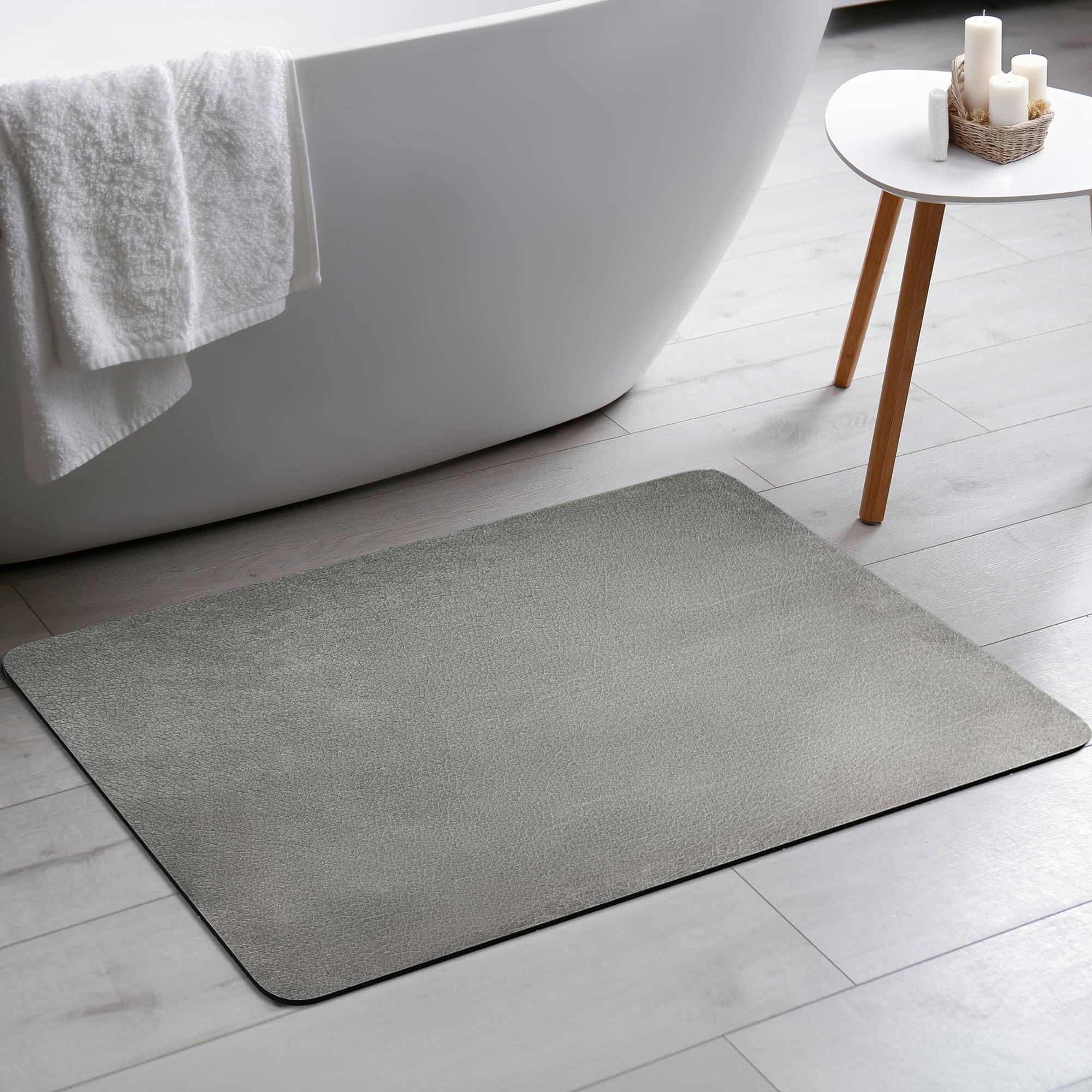 Amazon.com: Homergy Bath Mat - Rubber, Non-Slip, Quick Dry Super ...