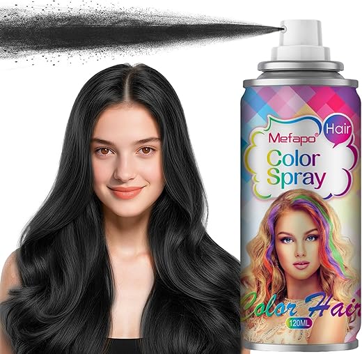 Black Temporary Hair Color Spray for Kids, Black&hellip;