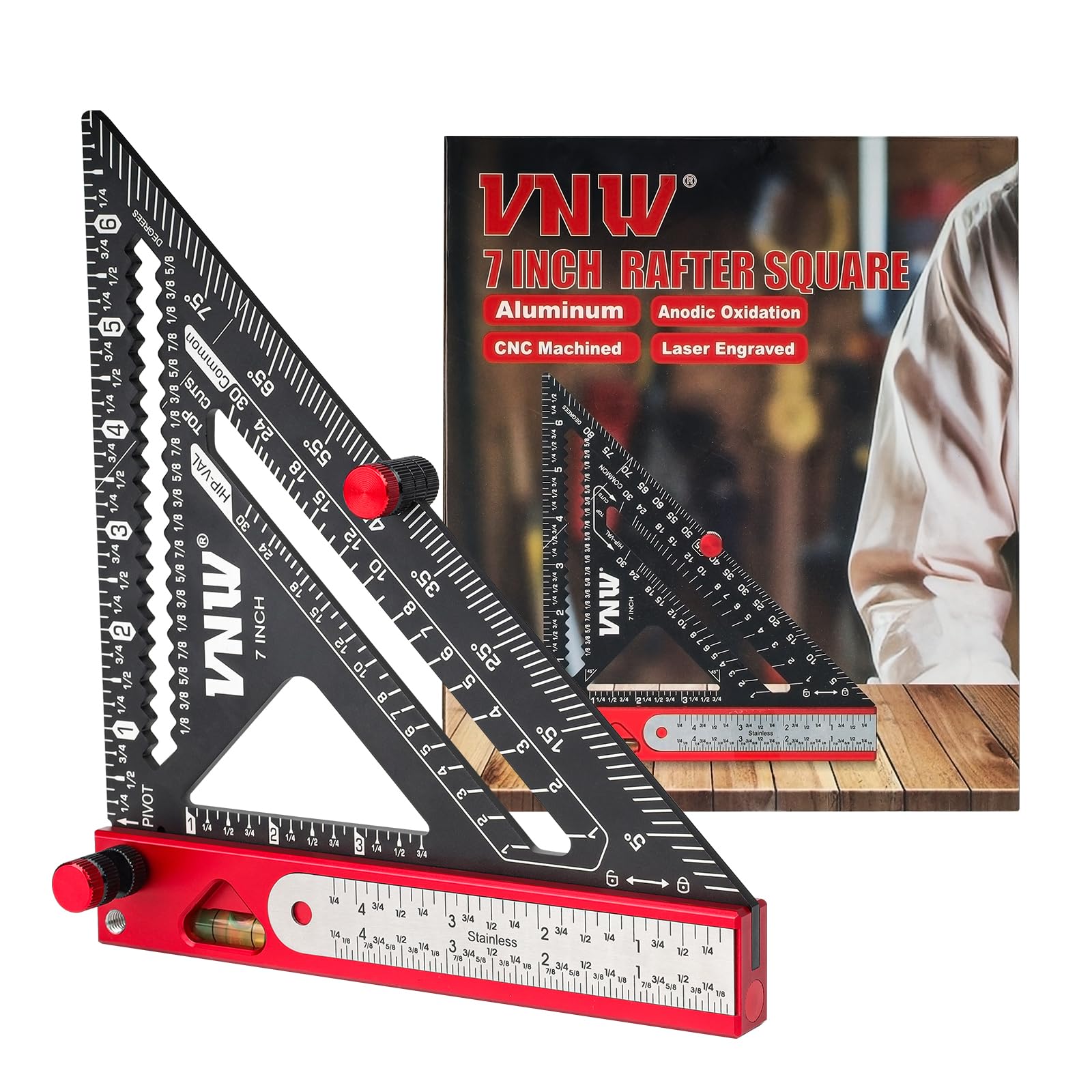 6-in-1 Carpenter Square 7 inch (1/8