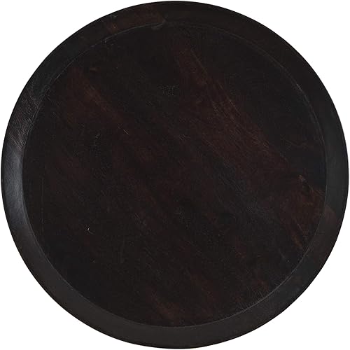 Miniatura 5 de Christopher Knight Home Antonia Mesa auxiliar de madera de mango, color marrón