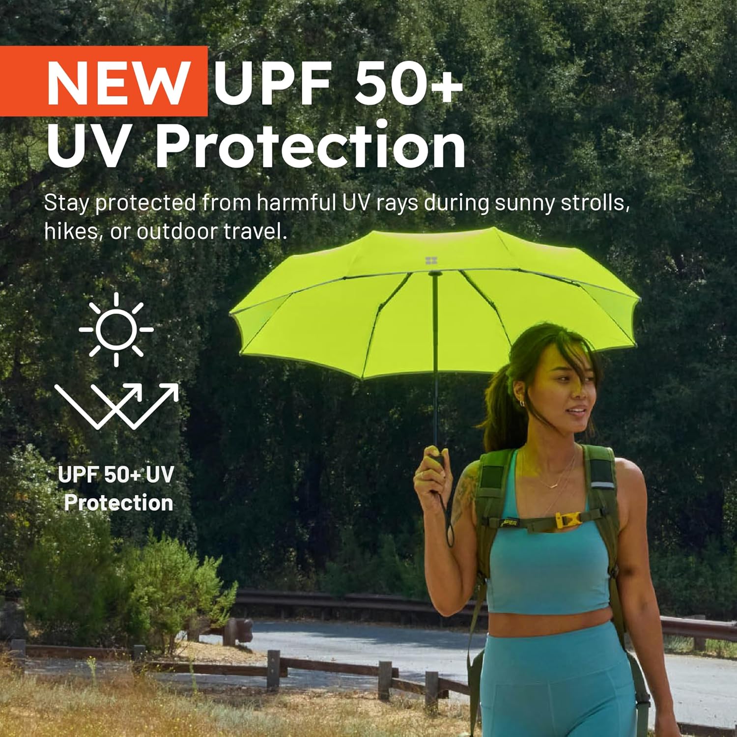 Weatherman Umbrella - Premium Small Compact Mini Umbrellas for Traveling - Windproof Umbrellaas Resists Up to 45 MPH Winds - Traveling Umbrellasa for Rain, Wind, Purse, Pocket, Backpack, Car - Portable Travel Umbrellas Easy Auto Open Close w/ Strong Fiberglass Frame - Image 8