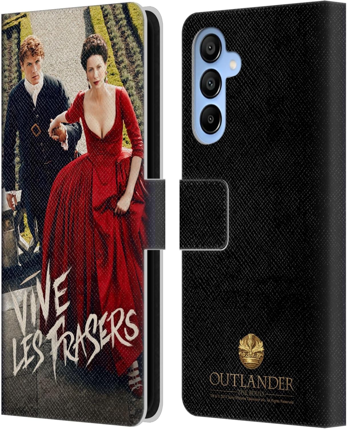 Head Case Designs Officially Licensed Outlander Season 3 Poster Key Art Leather Wallet Case Compatible with Samsung Galaxy A16 5G