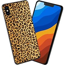 for iPhone Xs Max Case,Premium TPU Slim Anti-Scratch Silicone Protective Case Cover for iPhone Xs Max,Vintage Leopard Skin Pattern