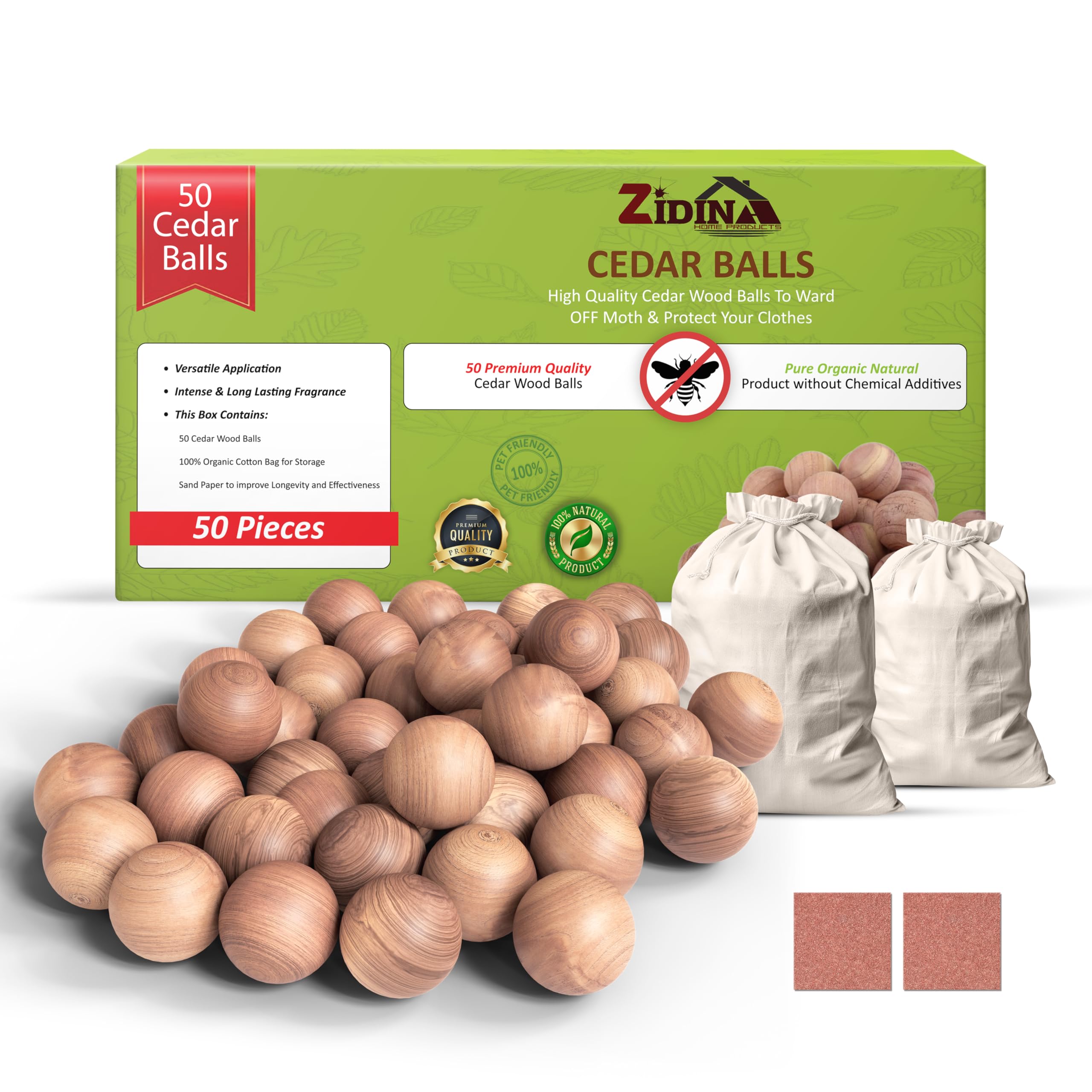 Boules de Cèdre Naturel Anti Mites Textiles Penderie Protection Durable Armoires Tiroirs Placards Chaussures Cedar