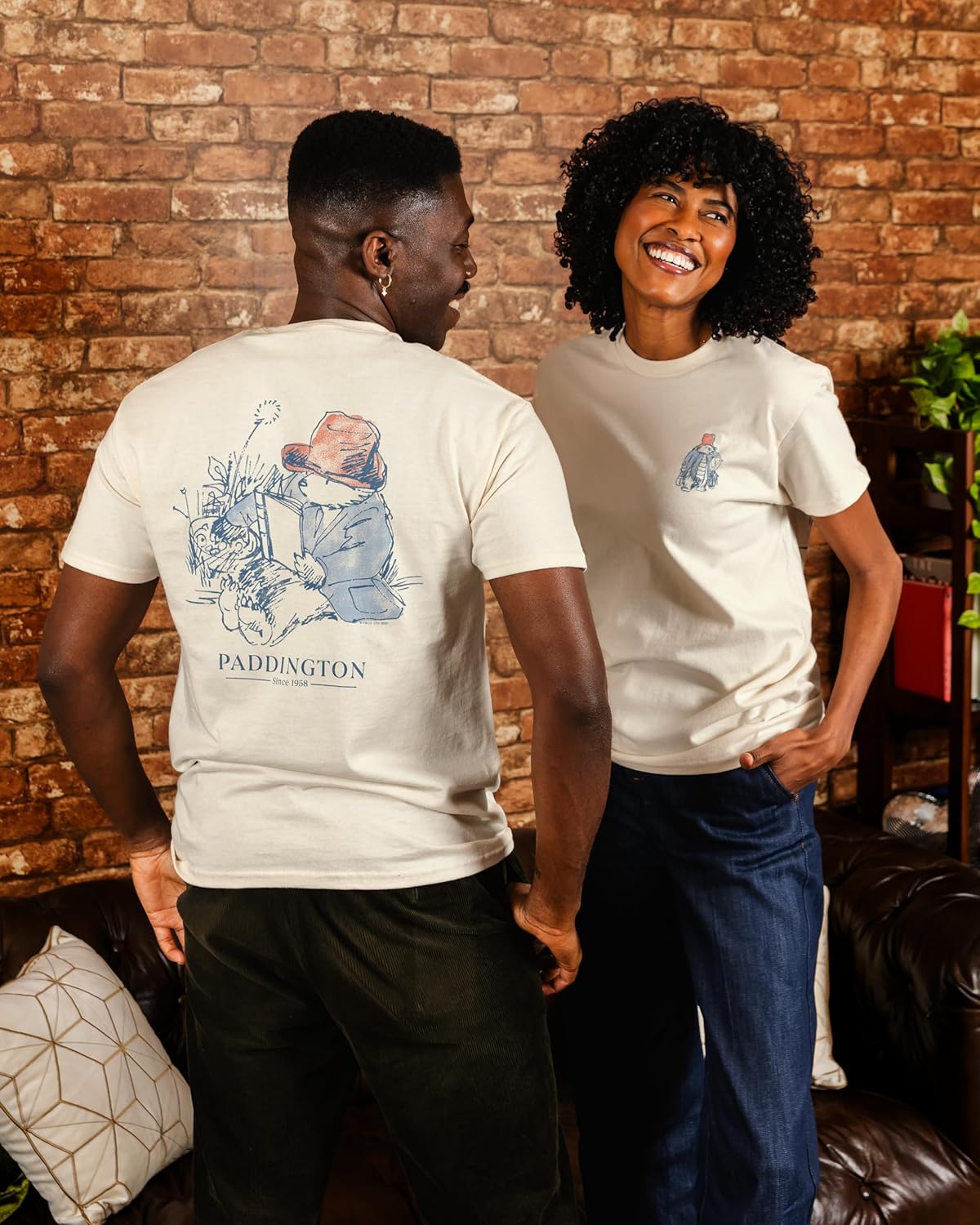 Out of Print Paddington Bear: Storytime Adult T-Shirt - Officially Licensed Shirt for Book Lovers