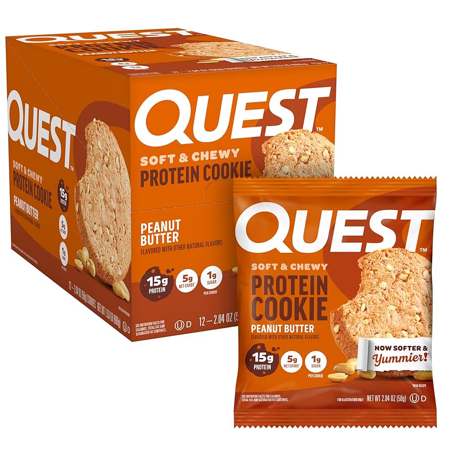 Lee.❇【合計34枚】クエスト プロテインクッキー まとめ売り Amazon.co.jp: Quest Nutrition プロテインクッキー、高