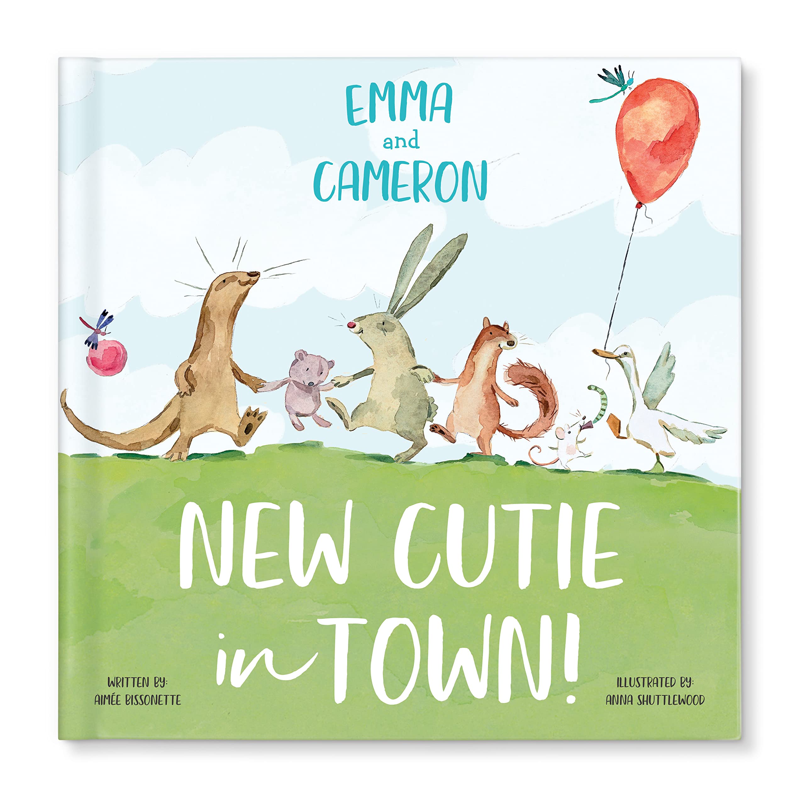 New Cuties in Town - Personalised Children's Book - I See Me! (Twins Version Softcover)