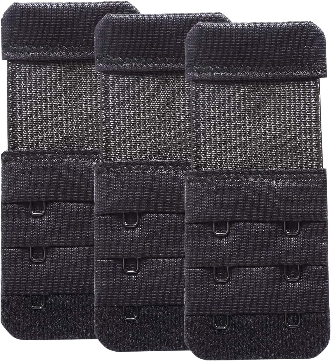 YARBARWomen's Bra Extender 3 Hook / 2 Hook Bra Extension Strap Soft and Comfortable