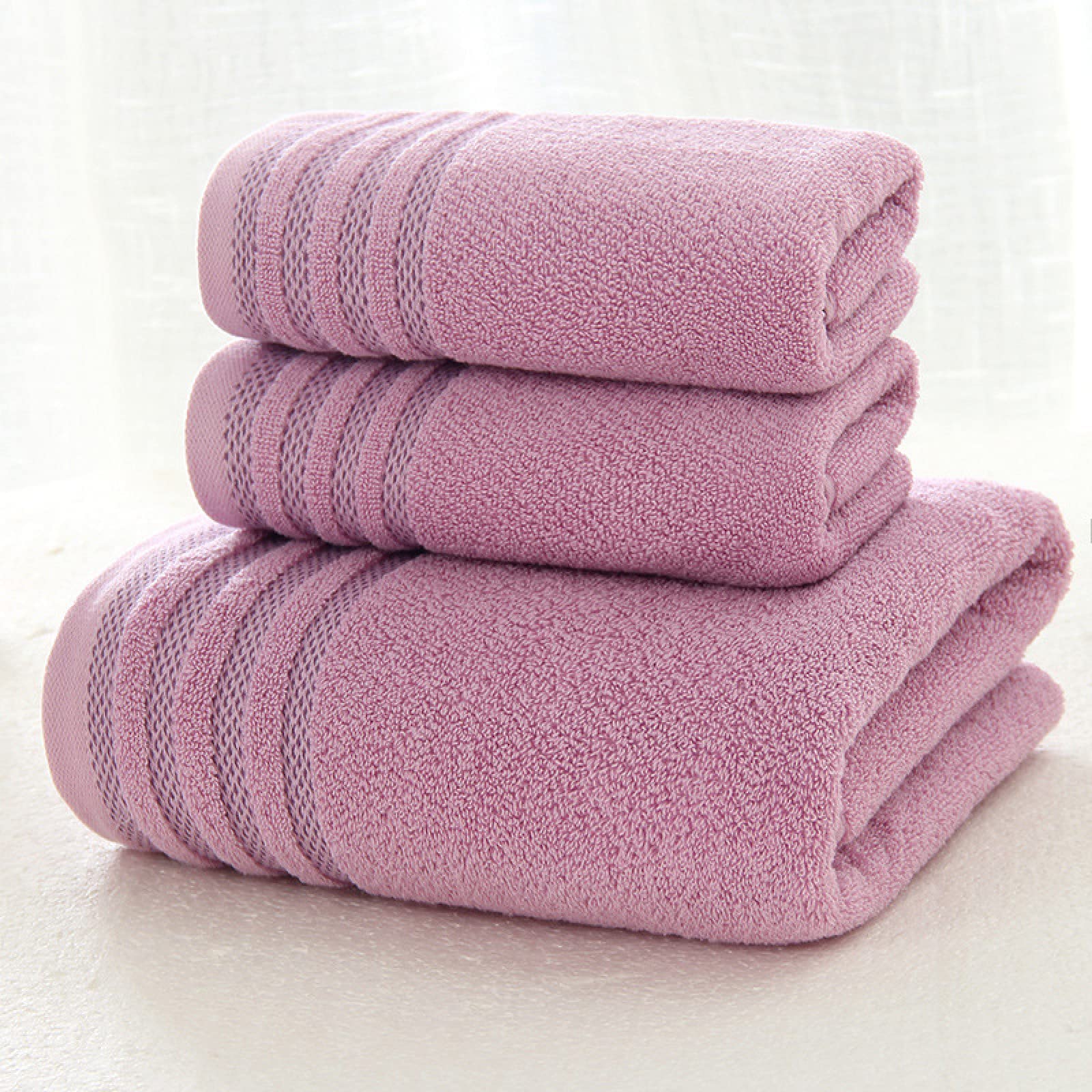 Serviette de bain pur coton douce : le kit de 3 draps épais pour votre routine bien-être maison