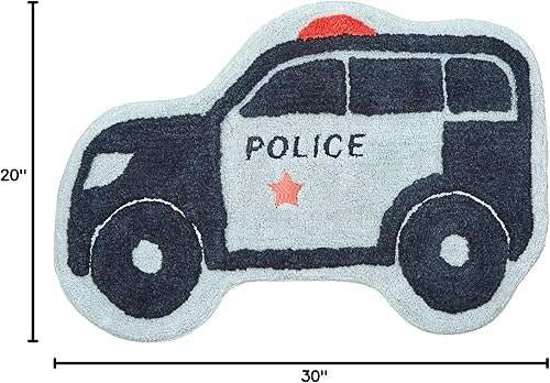 Miniatura 9 de Alfombra decorativa para dormitorio o baño de 30 x 20 pulgadas, 100 % algodón, alfombra decorativa para niños