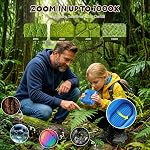 ARNSSIEN 2-in-1 Kids Digital Microscope & Telescope,2.0" IPS Screen Portable USB Rechargeable 1000x Handheld Microscope, Photo/Video STEM Science Kit, Birthday Gift for Boys Girls Ages 3-12,inskam387