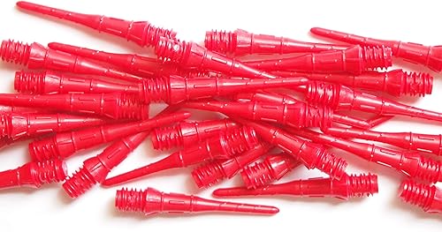 Miniatura 75 de Premium Lippoint Soft Tip Dart Points 2BA Thread 3 Lengths 30 & 60 Count Manzana 2-Tone