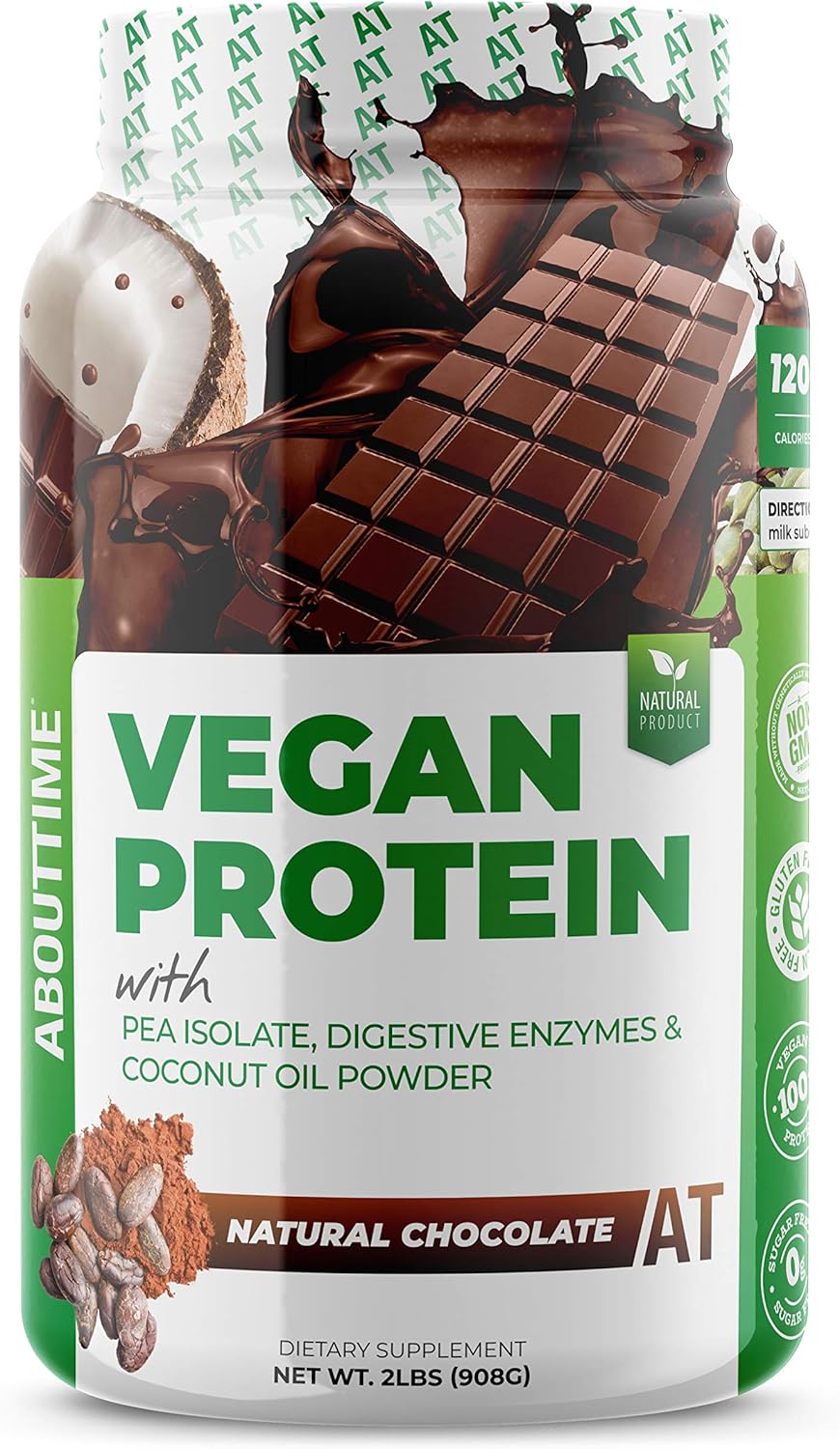 SDC Nutrition About Time Ve Vegan Protein Powder, Chocolate