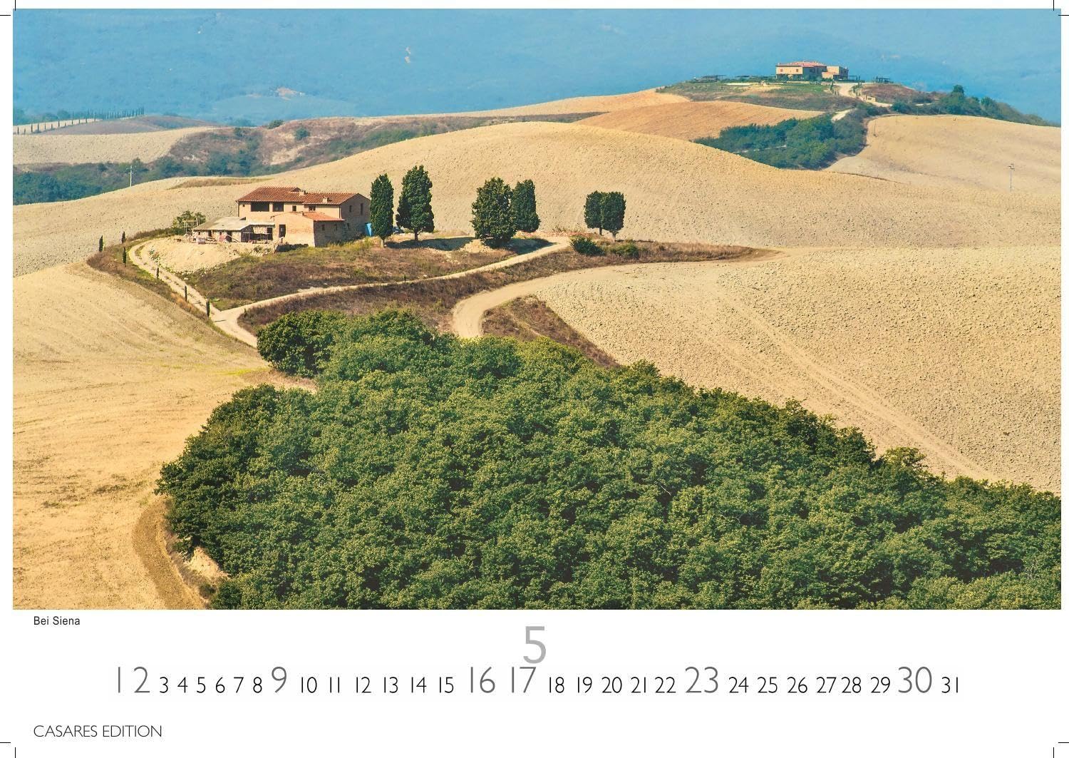Toskana Kalender 2027 – Wandkalender | Fotokalender Italien 24x35 cm - mit malerischen Fotos der Toskana- Italien