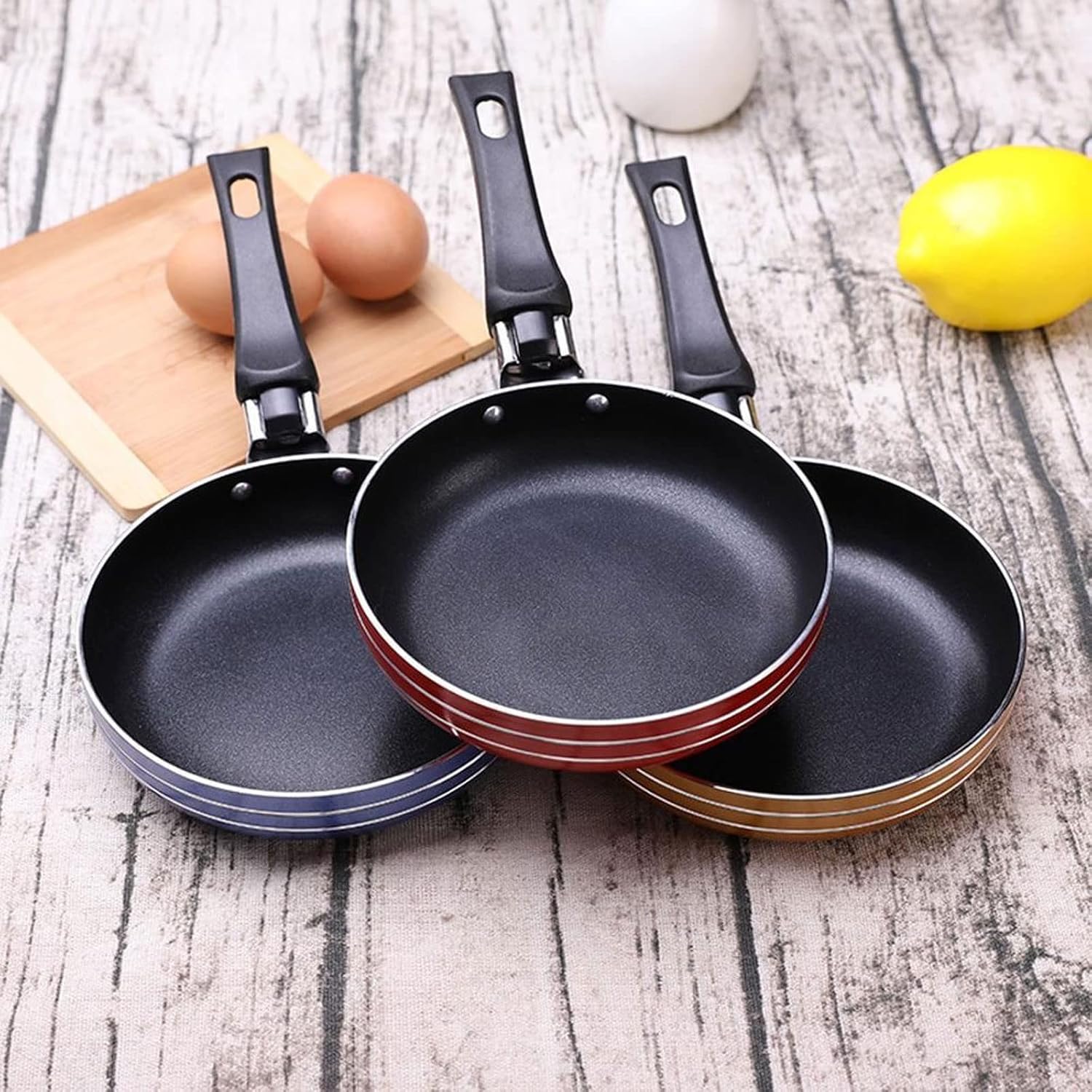 Chef's Pans Mini Frying Pan Non-Stick Steel Frypan Pot Saucepan Random Color For Cookware Cooking Tools Multifunction Electric