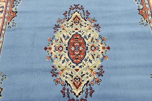 Vista 503 de Unique Loom Reza Collection- Alfombra, Polipropileno, Marrón Marrón/ marfil