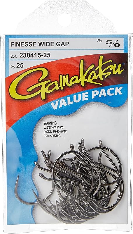 Wide Gap Finesse Hook by Gamakatsu
