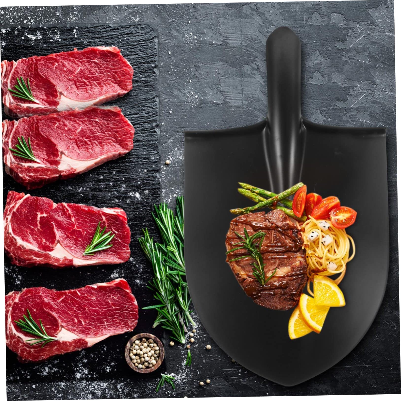 Toddmomy Outdoor Barbecue Grill Tray Creative Plate for Bbq Platter Bbq Fruit Plate Grill Serving Tray