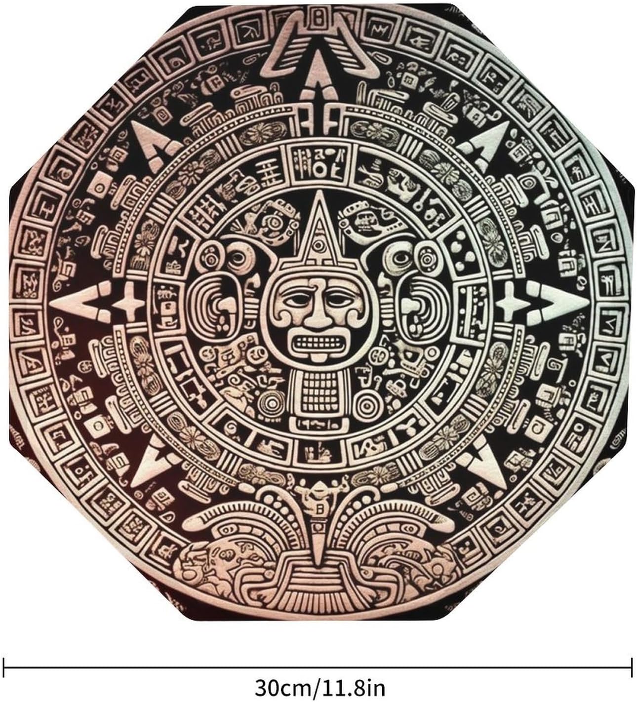 Ctagon Metal Sign for Home, Modern Display Plate for Kitchen, Mayan Calendar End Of The World Plates Accent Hanging Wall Decorations 3PCS for Living Room, Bedroom, Hallway, Hotel