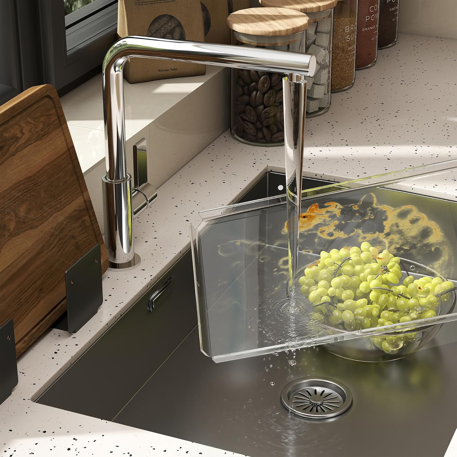 3 Tier Cupcake Stand, Transparent Acrylic Dessert Table Display Set, Adjustable Tiered Cupcake Holder Tower for Baking Serving on Weddings, Baby Showers, Birthday Party Buffet