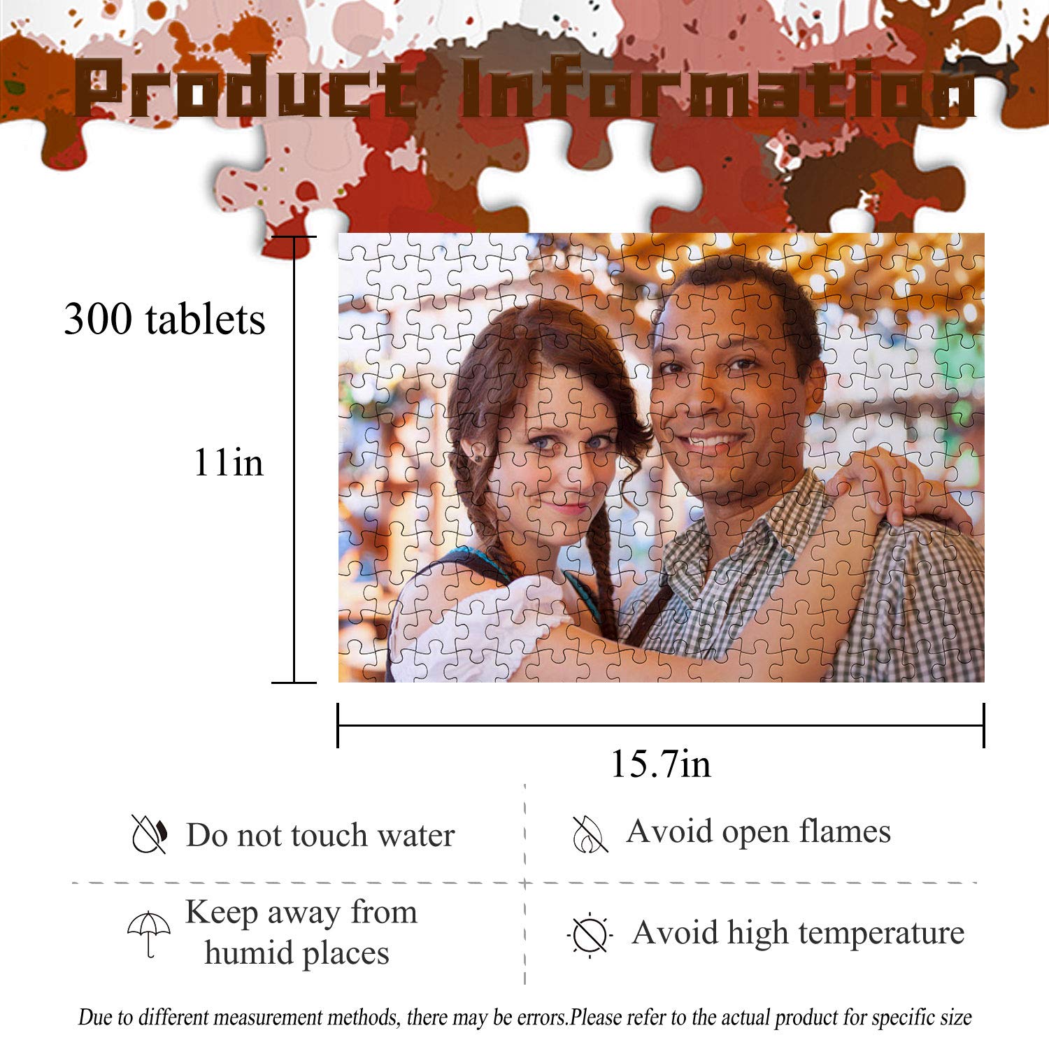 Personalisiertes Fotopuzzle – Mit Eigenem Foto, 300–1000 Teile, Ideal Als Geschenk