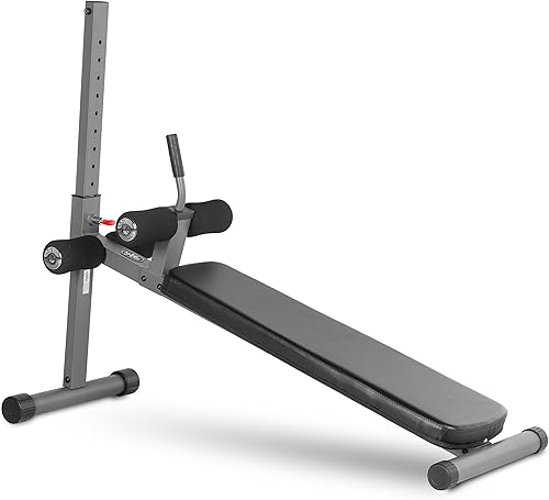 Miniatura 8 de XMark Banco de entrenamiento abdominal ajustable ergonómico para sentadillas crujidos ejercicio de músculos abdominales 12 posiciones XM-44161