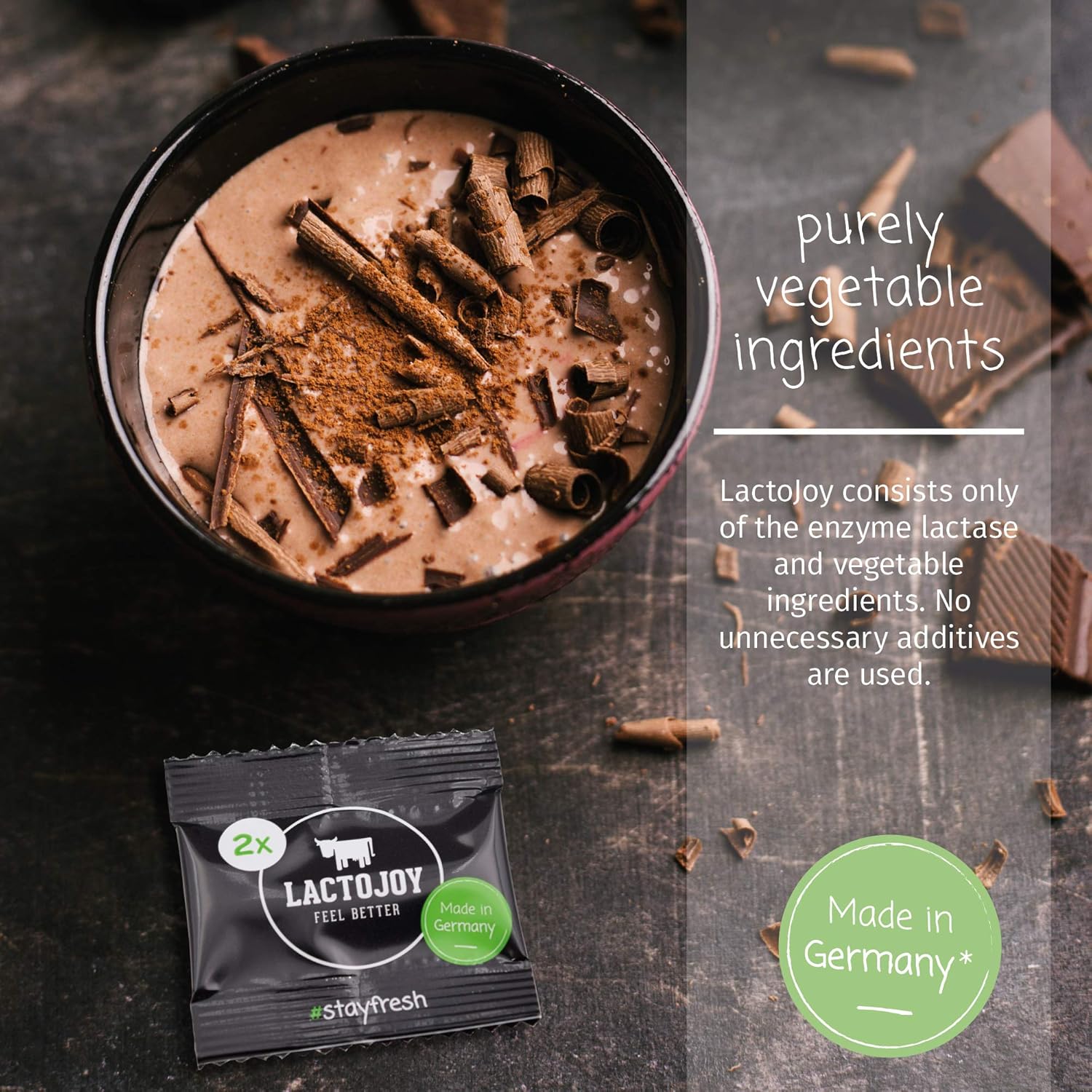 LactoJoy Lactase Pills I Powerful Lactase Enzymes for Lactose